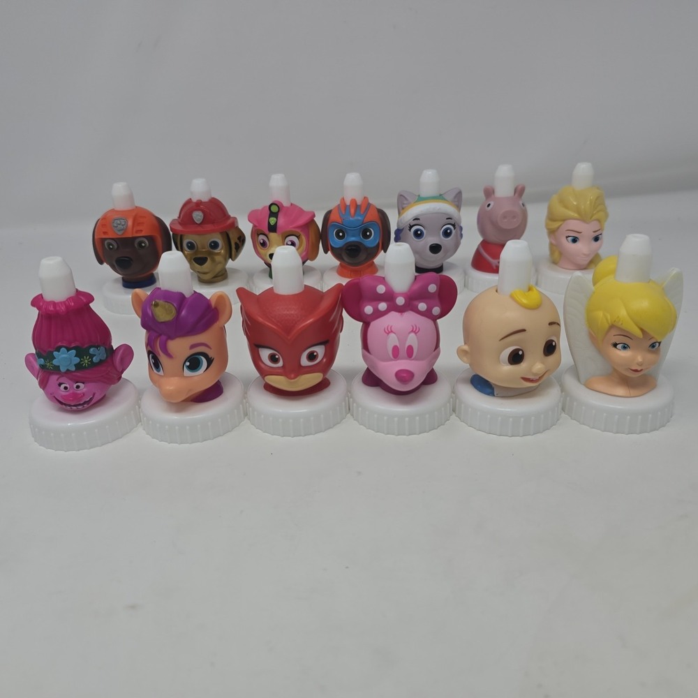 Good 2 Grow Lot 13 Juice Bottle Toppers Disney Paw Patrol